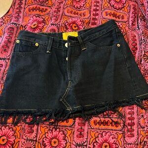 Levi’s micro mini denim
